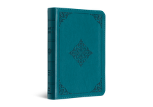 Load image into Gallery viewer, ESV Compact Bible TruTone®, Deep Teal, Fleur-de-lis Design