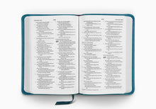 Load image into Gallery viewer, ESV Compact Bible TruTone®, Deep Teal, Fleur-de-lis Design