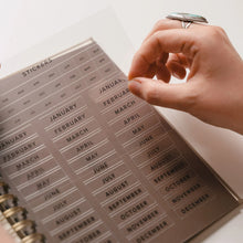 Load image into Gallery viewer, 12-MONTH UNDATED PLANNER: MARLO DESIGN, SPIRAL