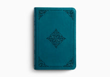 Load image into Gallery viewer, ESV Compact Bible TruTone®, Deep Teal, Fleur-de-lis Design