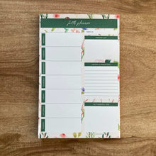 Load image into Gallery viewer, Faith Planner | Weekly Planner Notepad | GREEN