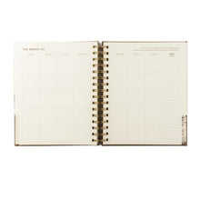 Load image into Gallery viewer, 12-MONTH UNDATED PLANNER: MARLO DESIGN, SPIRAL