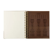 Load image into Gallery viewer, 12-MONTH UNDATED PLANNER: MARLO DESIGN, SPIRAL