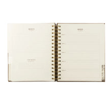 Load image into Gallery viewer, 12-MONTH UNDATED PLANNER: MARLO DESIGN, SPIRAL