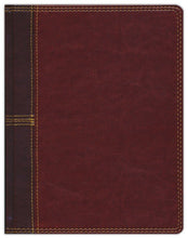 Load image into Gallery viewer, NASB Journal the Word Reference Bible, Comfort Print, 1995--soft leather-look over board, brown (red letter)