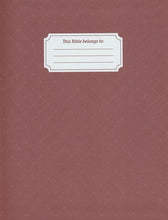 Load image into Gallery viewer, NASB Journal the Word Reference Bible, Comfort Print, 1995--soft leather-look over board, brown (red letter)