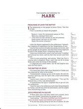 Load image into Gallery viewer, NASB Journal the Word Reference Bible, Comfort Print, 1995--soft leather-look over board, brown (red letter)