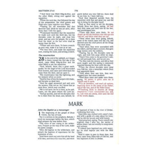 Load image into Gallery viewer, KJV On-the-Go Bible--Soft Leather-look, White Floral textured