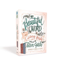 Load image into Gallery viewer, NIV, Beautiful Word Coloring Bible for Teen Girls, Leathersoft, Pink/Blue: Hundreds of Verses to Color