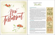 Load image into Gallery viewer, NKJV, Beautiful Word Bible, Cloth over Board, Multi-color Floral, Red Letter: 500 Full-Color Illustrated Verses