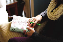 Load image into Gallery viewer, NIV, Artisan Collection Bible, Cloth over Board, Teal Floral, Designed Edges under Gilding, Red Letter, Comfort Print