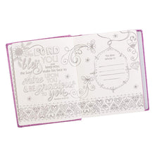 Load image into Gallery viewer, ESV My Creative Bible for Girls Purple Glitter - ESV002