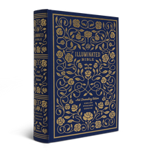 Load image into Gallery viewer, ESV Illuminated Bible, Art Journaling Edition Cloth over Board, Navy