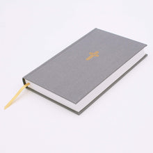 Load image into Gallery viewer, NASB, Thinline Bible, Cloth over Board, Gray, Red Letter, 1995 Text, Comfort Print