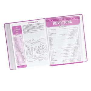 ESV My Creative Bible for Girls Purple Glitter - ESV002