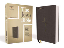 Load image into Gallery viewer, The Jesus Bible, ESV Edition, Cloth over Board, Gray