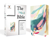 Load image into Gallery viewer, The Jesus Bible Artist Edition, NIV, Leathersoft, Multi-color/Teal, Comfort Print