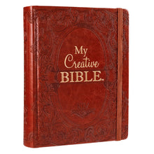 Load image into Gallery viewer, KJV Journaling Bible My Creative Bible Brown Faux Leather Hardcover - KJV032