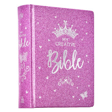 Load image into Gallery viewer, ESV My Creative Bible for Girls Purple Glitter - ESV002