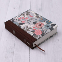 Load image into Gallery viewer, NKJV, Beautiful Word Bible, Cloth over Board, Multi-color Floral, Red Letter: 500 Full-Color Illustrated Verses