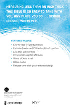 Load image into Gallery viewer, NIV, Bible for Kids, Flexcover, Pink/Gold, Red Letter, Comfort Print: Thinline Edition