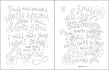 Load image into Gallery viewer, NIV, Beautiful Word Coloring Bible, Large Print, Leathersoft, Purple/Tan: Hundreds of Verses to Color