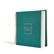 Load image into Gallery viewer, Illustrating Bible - CSB - Green