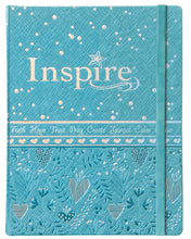 Load image into Gallery viewer, Inspire Bible for Girls NLT LeatherLike Hardcover, Blue