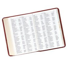 Load image into Gallery viewer, Brown Faux Leather Large Print Compact King James Version Bible - KJV034
