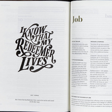 Load image into Gallery viewer, CSB He Reads Truth Bible, Black LeatherTouch