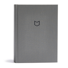 Load image into Gallery viewer, CSB He Reads Truth Bible, Charcoal Cloth Over Board