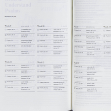 Load image into Gallery viewer, CSB He Reads Truth Bible, Charcoal Cloth Over Board