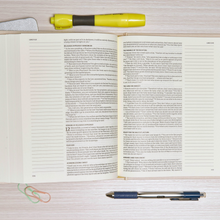 Load image into Gallery viewer, CSB Notetaking Bible, Brown LeatherTouch Over Board