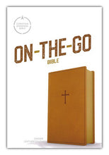 Load image into Gallery viewer, CSB On-the-Go Bible--soft leather-look, ginger