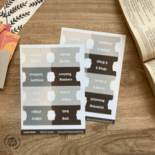 Load image into Gallery viewer, Bible Tabs - Craft for Christ - Have Faith - Pealable sticker for Journaling Medium and Small Bibles