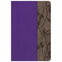 Load image into Gallery viewer, Holman Personal Size Study Bible: NKJV Edition, Purple LeatherTouch