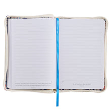 Load image into Gallery viewer, I Can Do All Things Scattered Leaf Faux Leather Classic Journal with Zipped Closure - Philippians 4:13