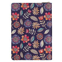 Load image into Gallery viewer, I Know the Plans Purple Faux Leather Classic Journal with Zipped Closure - Jeremiah 29:11