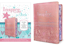 Load image into Gallery viewer, Inspire Bible for Girls NLT Leatherlike, Pink