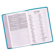 Load image into Gallery viewer, Teal Faux Leather King James Version Gift Edition Bible KJV059