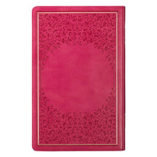 Load image into Gallery viewer, Pink Faux Leather King James Version Deluxe Gift Bible with Thumb Index KJV115