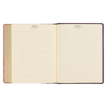 Load image into Gallery viewer, Brown and Pink Faux Leather Hardcover Note-taking Bible KJV128