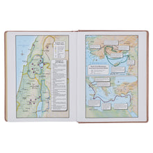 Load image into Gallery viewer, Pearlescent Mauve Faux Leather Hardcover Large Print KJV Note-taking Bible - KJV188