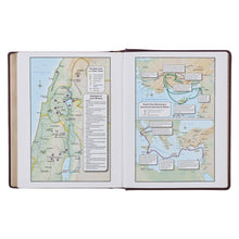 Load image into Gallery viewer, Burgundy Diamond Grid Faux Leather Hardcover Large Print KJV Note-taking Bible - KJV190