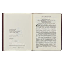 Load image into Gallery viewer, Burgundy Diamond Grid Faux Leather Hardcover Large Print KJV Note-taking Bible - KJV190