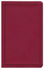 Load image into Gallery viewer, KJV Deluxe Gift Bible--soft leather-look, burgundy