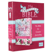 Load image into Gallery viewer, KJV Holy Bible, My Creative Bible, Silky Floral Flexcover Journaling Bible - KJV031