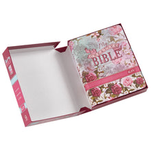 Load image into Gallery viewer, KJV Holy Bible, My Creative Bible, Silky Floral Flexcover Journaling Bible - KJV031