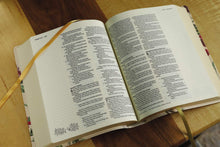 Load image into Gallery viewer, NASB, Artisan Collection Bible, Leathersoft, Almond Floral, Red Letter, 1995 Text, Comfort Print