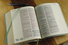 Load image into Gallery viewer, NASB, Artisan Collection Bible, Leathersoft, Sage Floral, Red Letter, 1995 Text, Comfort Print